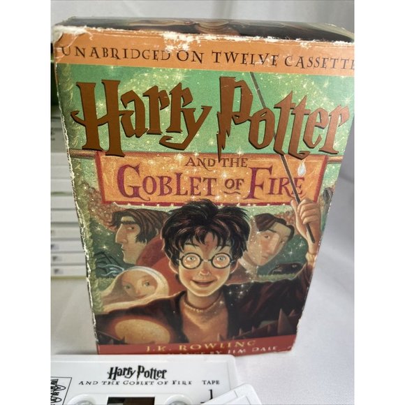 Harry Potter & The Goblet Of Fire Audio Book 12 Cassettes 20 hour TESTED & WORKS - Picture 3 of 9